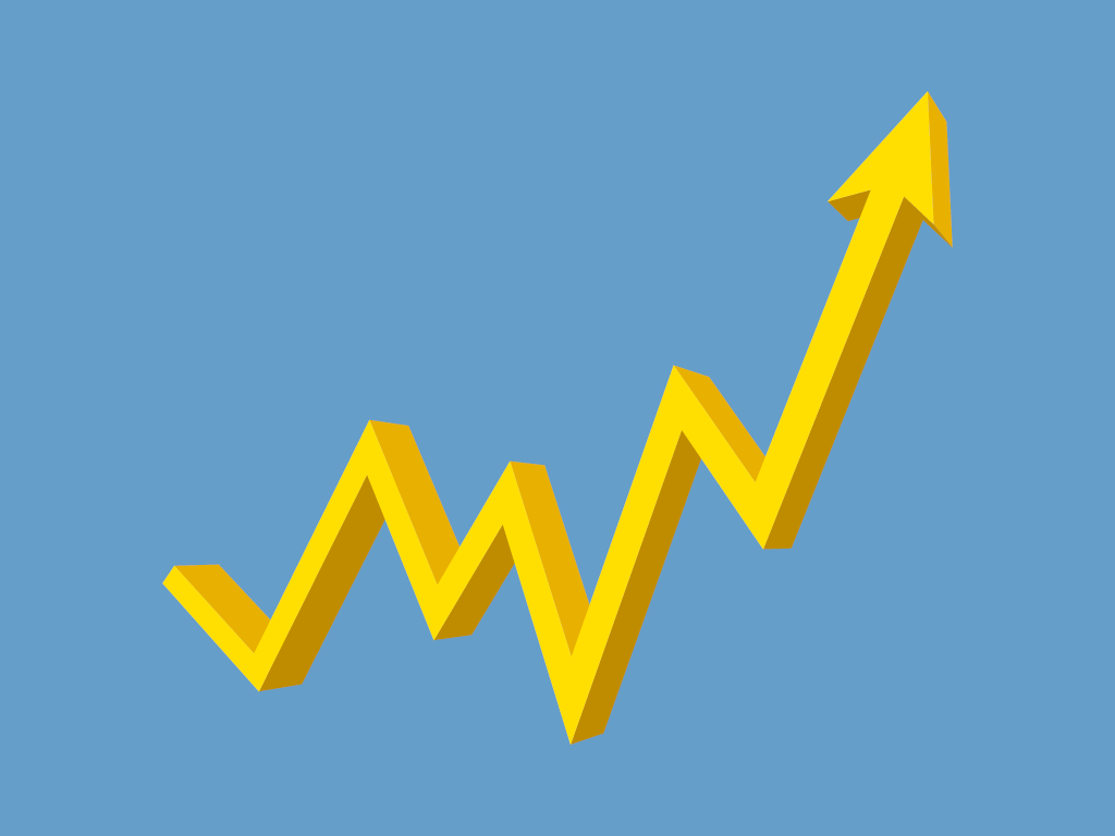 Rising Yellow Arrow
