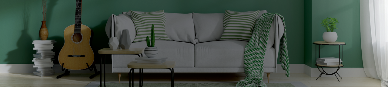White Couch on Green Wall in Living Room.png