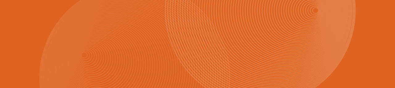 Orange concentric cirles